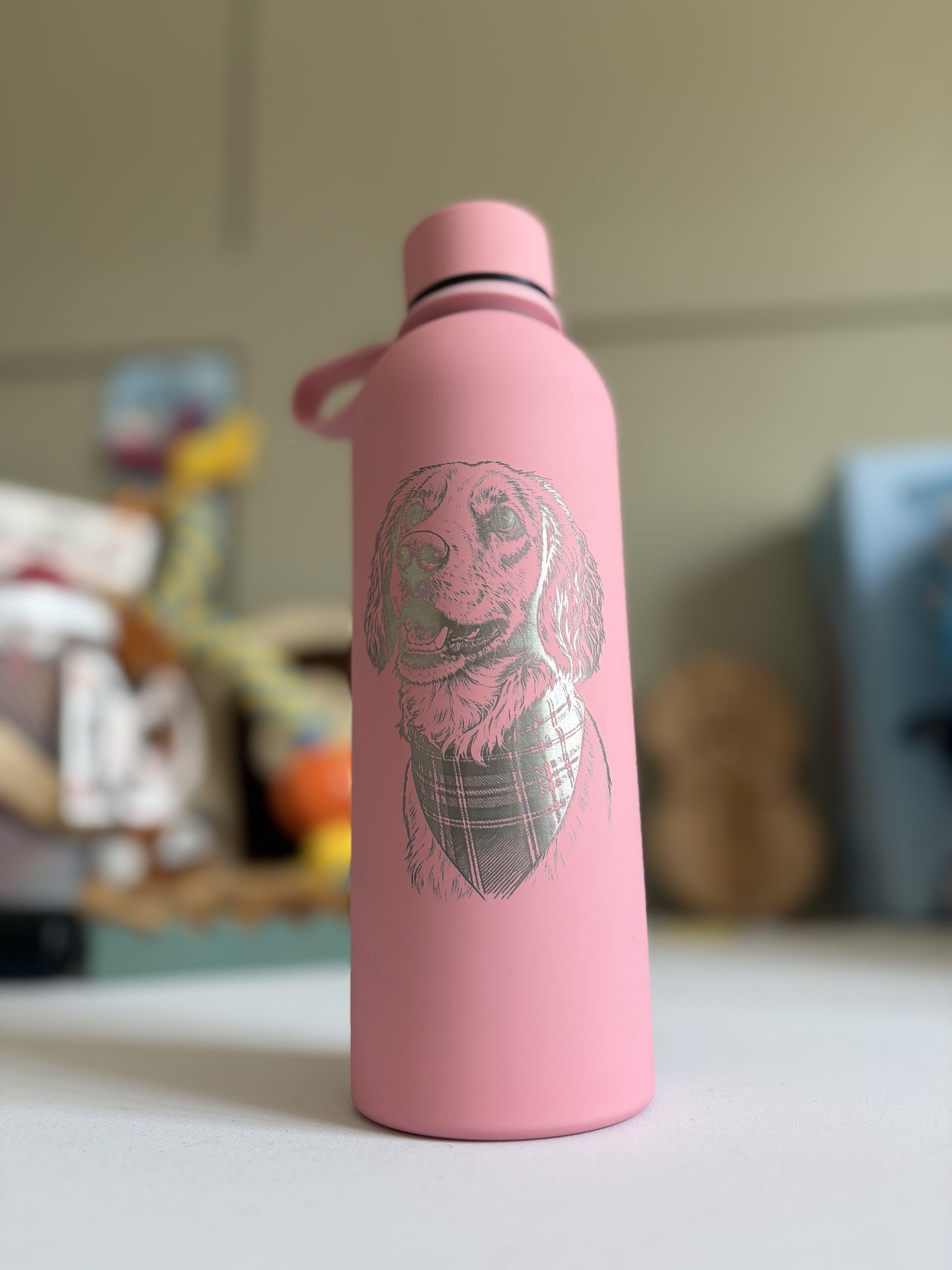 personalised-500ml-stainless-steel-water-bottle-with-handle-custom-insulated-sports-flask-for-pet-lovers-drinkware-coffee