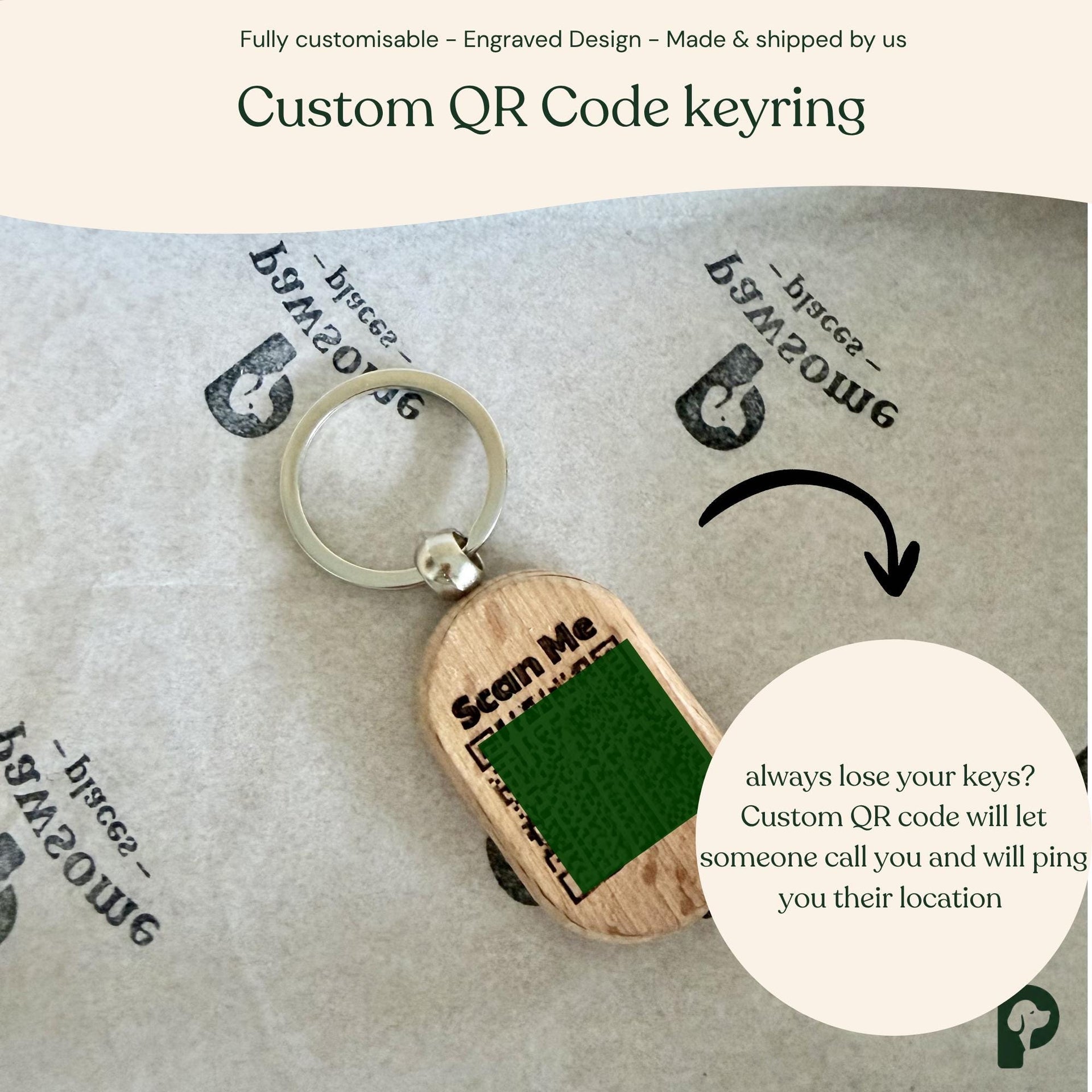 personalised-qr-code-keyring-unique-custom-keychain