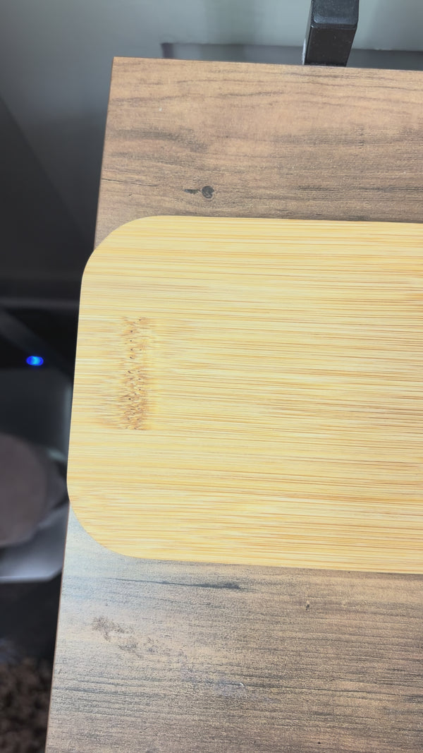 Personalised Bamboo Lunch Box with Engraved Name
