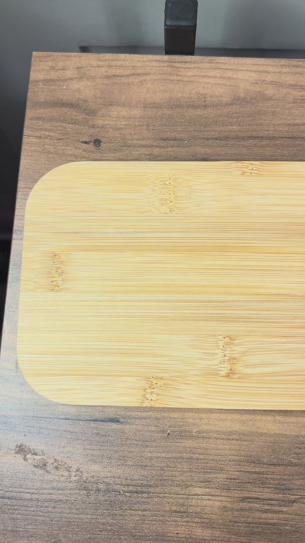 Personalised Bamboo Lunch Box with Engraved Name